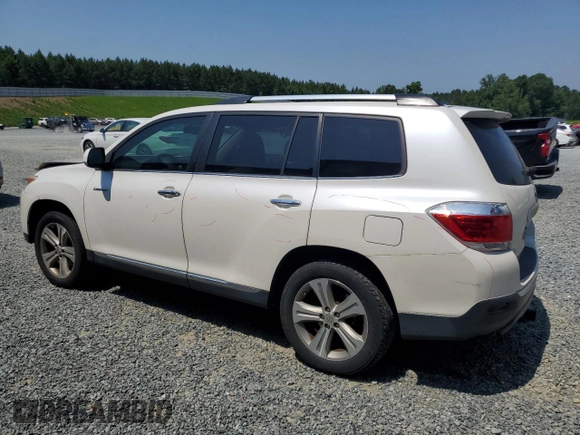 2013 Toyota Highlander Limited with VIN 5TDDK3EH8DS235518, listed as a Copart auction lot 62254505 with 230,268 mi miles and Salvage title. Bid and sale history available at DreamBid. Image 2.