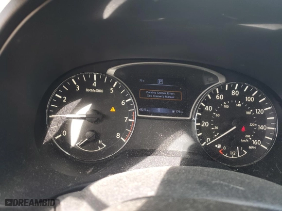 2020 Nissan Pathfinder S with VIN 5N1DR2AN0LC645047, listed as a Copart auction lot 84699254 with 43,275 mi miles and Salvage Title. Bid and sale history available at carsss.com. Image 9.