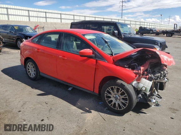 2012 Ford Focus SE with VIN 1FAHP3F2XCL178242, listed as a Copart auction lot 56187225 with 109,946 mi miles and Salvage title. Bid and sale history available at DreamBid. Image 4.