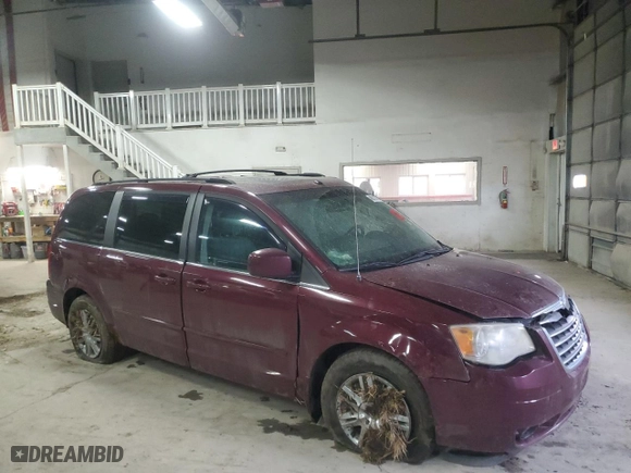 2008 Chrysler Town & Country Touring with VIN 2A8HR54P68R729742, listed as a Copart auction lot 48313145 with 0 mi miles and Salvage Title. Bid and sale history available at carsss.com. Image 4.