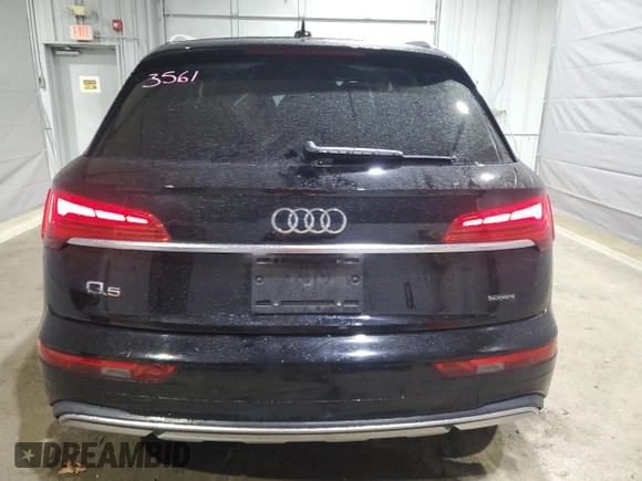 2021 Audi Q5 Premium z VIN WA1AAAFY3M2007534, wystawiony jako Copart lot #51827725 z przebiegiem 38 692 mil mil oraz Szkoda całkowita • Salvage title. Historia ofert i sprzedaży dostępna na DreamBid. Obrazek 6.