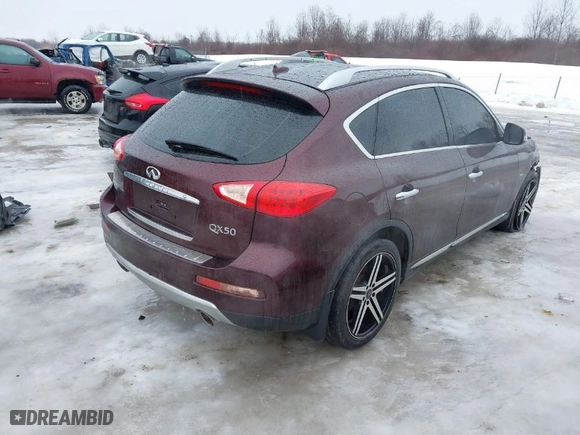 2016 Infiniti QX50 with VIN JN1BJ0RR3GM266464, listed as a IAAI auction lot 41668931 with NaN miles. Bid and sale history available at carsss.com. Image 4.