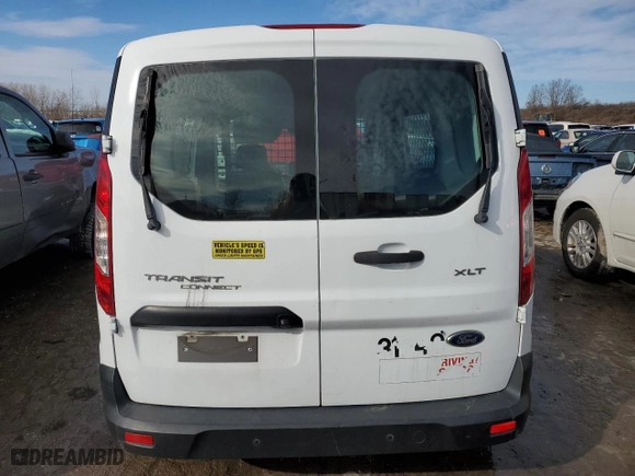 2020 Ford Transit Connect Van XLT with VIN NM0LS7F25L1440509, listed as a Copart auction lot 89373135 with 180,667 mi miles and Clean Title. Bid and sale history available at carsss.com. Image 6.