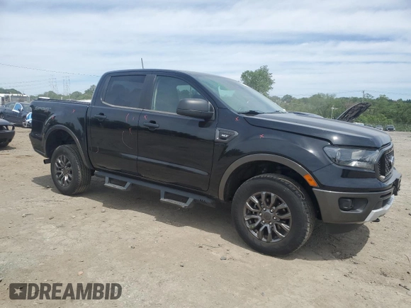 2020 Ford Ranger XL with VIN 1FTER4FH7LLA76074, listed as a Copart auction lot 59269115 with 43,979 mi miles and Salvage title. Bid and sale history available at DreamBid. Image 4.