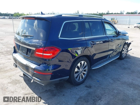 2019 Mercedes-Benz GLS 450 with VIN 4JGDF6EE7KB229169, listed as a IAAI auction lot 42558733 with 21,477 mi miles and . Bid and sale history available at DreamBid. Image 4.
