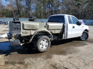 2007 Ford F-150 XL with VIN 1FTRF12W27NA88558, listed as a Copart auction lot 88510995 with 166,451 mi miles and Salvage Title. Bid and sale history available at carsss.com. Image 3.