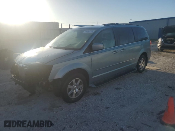 2009 Chrysler Town & Country Touring with VIN 2A8HR54129R637766, listed as a Copart auction lot 48561705 with 53,706 mi miles and Salvage Title. Bid and sale history available at DreamBid. Image 1.