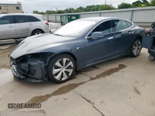 2020 Tesla Model S Long Range with VIN 5YJSA1E29LF385201, listed as a Copart auction lot 59536305 with 57,108 mi miles and Salvage title. Bid and sale history available at DreamBid. Image 1.