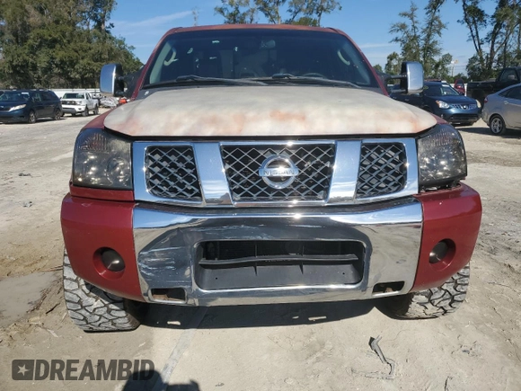 2004 Nissan Titan SE with VIN 1N6AA06A74N508277, listed as a Copart auction lot 87801695 with 124,137 mi miles and Clean Title. Bid and sale history available at carsss.com. Image 5.