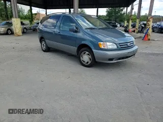 2001 Toyota Sienna LE with VIN 4T3ZF13C51U399874, listed as a Copart auction lot 57933494 with 0 mi miles and Clean Title. Bid and sale history available at carsss.com. Image 12.