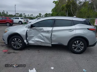 2018 Nissan Murano SV with VIN 5N1AZ2MGXJN138318, listed as a IAAI auction lot 41332561 with 104,067 mi miles and . Bid and sale history available at DreamBid. Image 14.