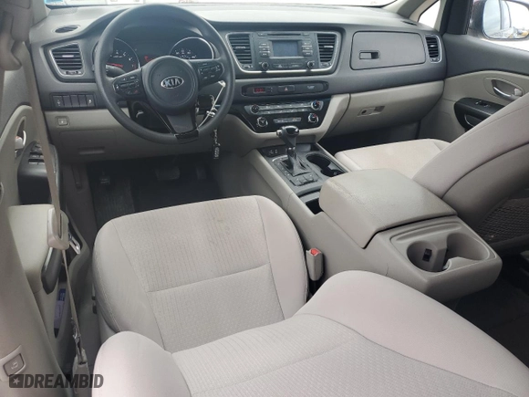 2016 Kia Sedona LX with VIN KNDMB5C12G6197659, listed as a Copart auction lot 50627635 with 72,353 mi miles and Salvage Title. Bid and sale history available at carsss.com. Image 8.