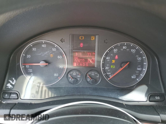 2006 Volkswagen Jetta 2.5L with VIN 3VWRF71K16M627842, listed as a Copart auction lot 53857385 with 159,277 mi miles and Salvage title. Bid and sale history available at DreamBid. Image 9.