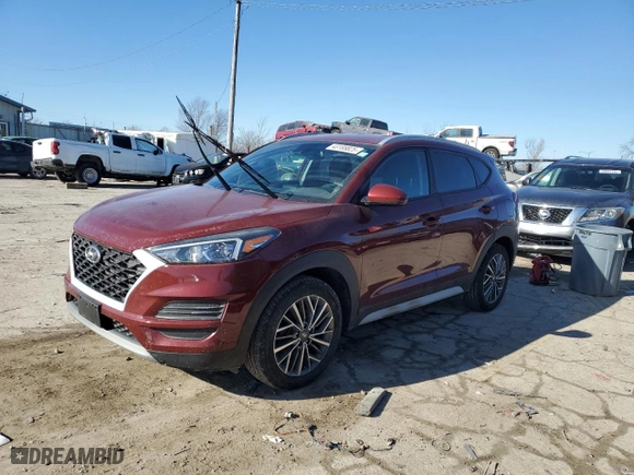 2019 Hyundai Tucson Night with VIN KM8J33AL5KU023383, listed as a Copart auction lot 43185825 with 121,915 mi miles and Clean Title. Bid and sale history available at carsss.com. Image 1.