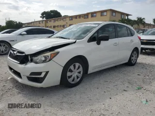 2016 Subaru Impreza 2.0i z VIN JF1GPAA68GH295675, wystawiony jako Copart lot #59341775 z przebiegiem 78 616 mil mil oraz Szkoda całkowita • Salvage title. Historia ofert i sprzedaży dostępna na DreamBid. Obrazek 1.