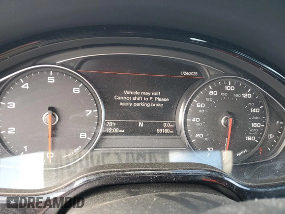 2016 Audi A8 3.0T with VIN WAU34AFD6GN010219, listed as a Copart auction lot 46429335 with 99,160 mi miles and Clean title. Bid and sale history available at DreamBid. Image 9.
