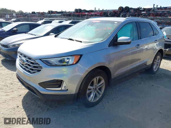 2020 Ford Edge SEL with VIN 2FMPK3J92LBA74106, listed as a IAAI auction lot 42157636 with 92,305 mi miles and . Bid and sale history available at DreamBid. Image 17.