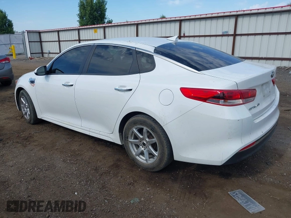 2016 Kia Optima LX with VIN 5XXGT4L38GG121337, listed as a IAAI auction lot 42652469 with 125,620 mi miles and . Bid and sale history available at DreamBid. Image 3.