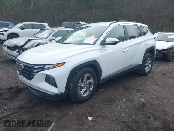 2022 Hyundai Tucson SEL z VIN 5NMJB3AE2NH141296, wystawiony jako IAAI lot #41534492 z przebiegiem 76 383 mil mil oraz . Historia ofert i sprzedaży dostępna na DreamBid. Obrazek 16.