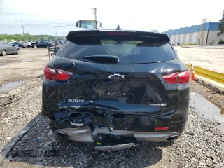 2020 Chevrolet Blazer Premier with VIN 3GNKBLRS1LS667740, listed as a Copart auction lot 63771195 with 57,679 mi miles and Salvage title. Bid and sale history available at DreamBid. Image 6.