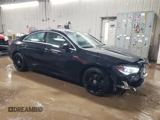 2020 Mercedes-Benz CLA with VIN W1K5J4GB1LN083694, listed as a Copart auction lot 47429625 with 52,818 mi miles and Salvage Title. Bid and sale history available at carsss.com. Image 4.