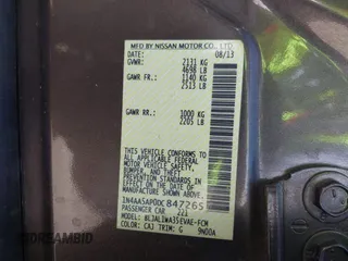 2013 Nissan Maxima S с VIN 1N4AA5AP0DC847265, выставлен на аукционе IAAI как лот 42279613 с пробегом 128 765 миль миль и . История ставок и продаж доступна на DreamBid. Изображение 9.