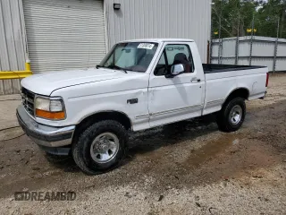 1996 Ford F-150 with VIN 1FTEF14H5TLB47556, listed as a Copart auction lot 51388014 with 117,220 mi miles and Salvage Title. Bid and sale history available at carsss.com. Image 1.