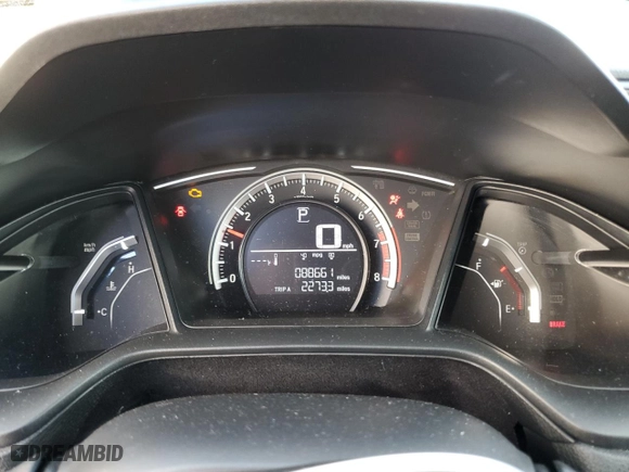 2018 Honda Civic Sedan LX with VIN 2HGFC2F52JH574629, listed as a Copart auction lot 45517785 with 88,661 mi miles and Salvage Title. Bid and sale history available at carsss.com. Image 9.