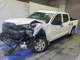 2025 Toyota Tundra SR with VIN 5TFKB5DB6SX281646, listed as a Copart auction lot 58299855 with Not provided miles and Salvage title. Bid and sale history available at DreamBid. Image 1.