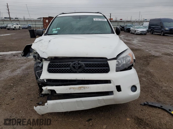2008 Toyota RAV4 with VIN JTMBD33V586063710, listed as a Copart auction lot 51377555 with 123,224 mi miles and Salvage Title. Bid and sale history available at carsss.com. Image 5.