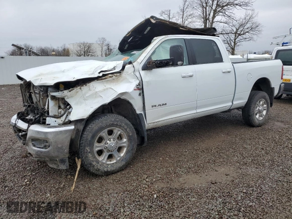 2022 Ram 2500 Big Horn with VIN 3C6UR5DL5NG410375, listed as a Copart auction lot 52580485 with 0 mi miles and Salvage Title. Bid and sale history available at carsss.com. Image 1.