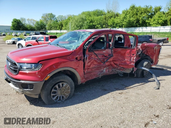 2021 Ford Ranger XL with VIN 1FTER4FH0MLD22397, listed as a Copart auction lot 57234845 with Not provided miles and Non repairable. Bid and sale history available at DreamBid. Image 1.