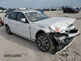 2017 BMW 3 Series 320i with VIN WBA8E1G35HNU16356, listed as a Copart auction lot 44408015 with 153,438 mi miles and Salvage Title. Bid and sale history available at carsss.com. Image 4.
