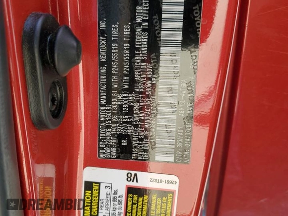 2015 Toyota Venza LE with VIN 4T3BA3BB7FU073070, listed as a Copart auction lot 50595065 with 109,670 mi miles and Salvage title. Bid and sale history available at DreamBid. Image 15.