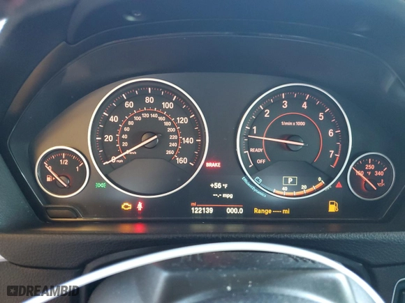 2018 BMW 4 Series 430i with VIN WBA4Z1C55JEC60175, listed as a Copart auction lot 44609435 with 122,139 mi miles and Salvage Title. Bid and sale history available at carsss.com. Image 9.