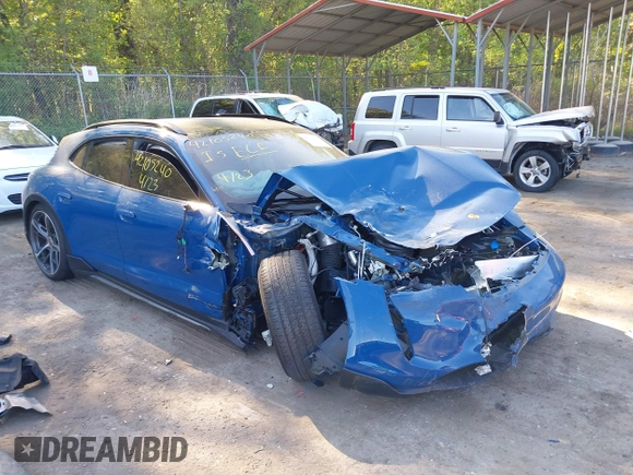 2023 Porsche Taycan 4S z VIN WP0BB2Y19PSA65443, wystawiony jako IAAI lot #42105240 z przebiegiem 265 mil mil oraz . Historia ofert i sprzedaży dostępna na DreamBid. Obrazek 1.