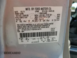 2011 Ford Escape XLS с VIN 1FMCU0C77BKB53875, выставлен на аукционе Copart как лот 53185705 с пробегом 222 070 миль миль и Списание • Salvage title. История ставок и продаж доступна на DreamBid. Изображение 15.