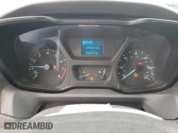 2017 Ford Transit with VIN 1FTYR1ZM3HKB29631, listed as a Copart auction lot 86395004 with 96,975 mi miles and Salvage Title. Bid and sale history available at DreamBid. Image 9.
