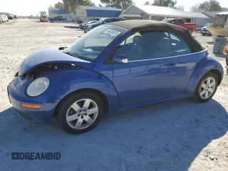 2007 Volkswagen Beetle with VIN 3VWRF31Y07M408823, listed as a Copart auction lot 46609875 with 123,900 mi miles and Salvage Title. Bid and sale history available at DreamBid. Image 1.