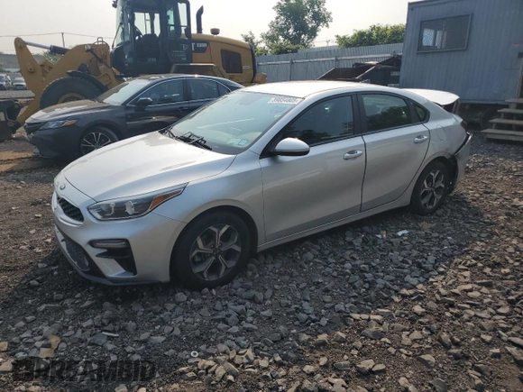 2019 Kia Forte LXS with VIN 3KPF24AD0KE089270, listed as a Copart auction lot 59854805 with 50,236 mi miles and Salvage title. Bid and sale history available at DreamBid. Image 1.