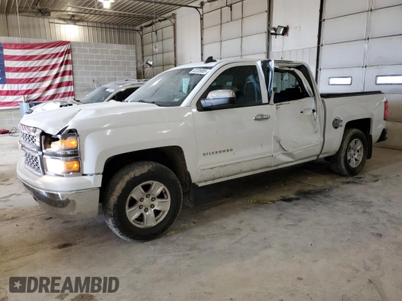 2015 Chevrolet Silverado 1500 LT with VIN 3GCPCREC6FG368944, listed as a Copart auction lot 52235885 with 254,616 mi miles and Salvage Title. Bid and sale history available at DreamBid. Image 1.