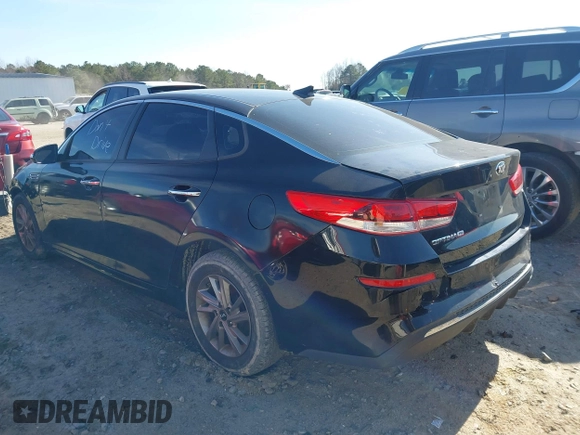 2019 Kia Optima LX with VIN 5XXGT4L37KG377221, listed as a IAAI auction lot 41488618 with 51,336 mi miles. Bid and sale history available at carsss.com. Image 3.