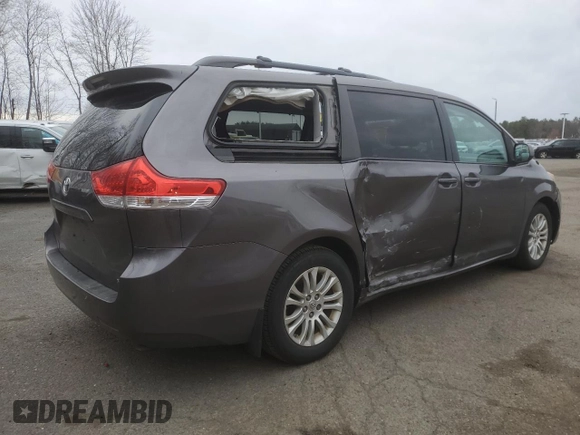 2014 Toyota Sienna XLE with VIN 5TDYK3DC1ES492724, listed as a Copart auction lot 51605245 with 112,079 mi miles and Salvage Title. Bid and sale history available at carsss.com. Image 3.