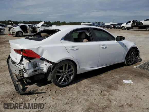 2018 Lexus IS 300 with VIN JTHBA1D27J5082206, listed as a Copart auction lot 52664685 with 41,534 mi miles and Salvage title. Bid and sale history available at DreamBid. Image 3.