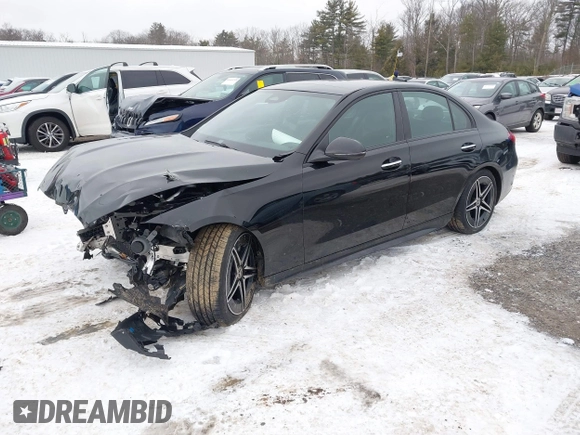 2023 Mercedes-Benz C 300 with VIN W1KAF4HB2PR146685, listed as a IAAI auction lot 41462936 with 14,285 mi miles and . Bid and sale history available at DreamBid. Image 18.