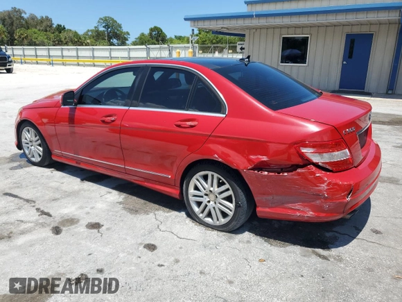 2008 Mercedes-Benz C 300 Sport with VIN WDDGF54X58R031520, listed as a Copart auction lot 61180625 with 158,186 mi miles and Salvage title. Bid and sale history available at DreamBid. Image 2.