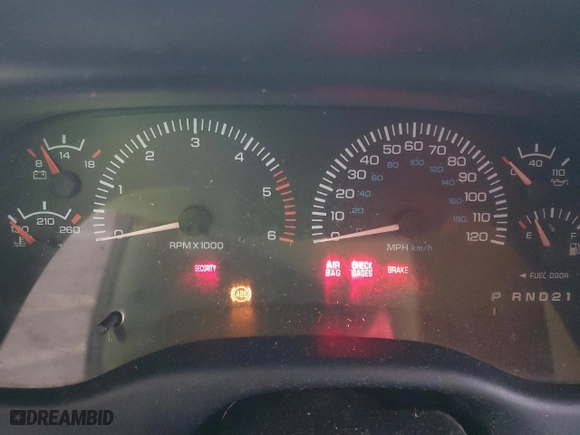 1998 Dodge Dakota SLT with VIN 1B7GL22Y9WS688713, listed as a Copart auction lot 44952955 with 106,102 mi miles and Salvage Title. Bid and sale history available at carsss.com. Image 9.