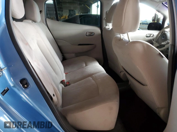 2011 Nissan LEAF SL with VIN JN1AZ0CPXBT001891, listed as a Copart auction lot 87545915 with 100,430 mi miles and Clean Title. Bid and sale history available at carsss.com. Image 10.