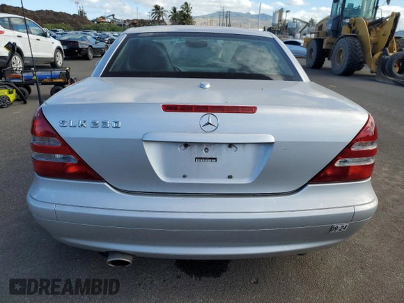 2002 Mercedes-Benz SLK-Class 2.3L Kompressor with VIN WDBKK49FX2F242987, listed as a Copart auction lot 65685554 with 96,461 mi miles and Salvage Title. Bid and sale history available at carsss.com. Image 6.