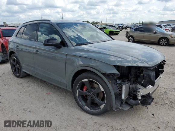 2020 Audi SQ5 Premium Plus with VIN WA1B4AFY8L2127341, listed as a Copart auction lot 69452274 with 41,814 mi miles and Salvage Title. Bid and sale history available at DreamBid. Image 4.